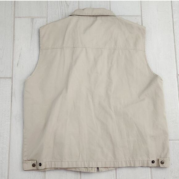 TravelSmith Fishing Hiking Vest Men's XL Snap Pockets Outdoor Zip Safari Utility - Picture 6 of 8